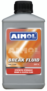 Синтетическая тормозная жидкость Brake Fluid DOT-4 0,5л 19611 AIMOL – фото